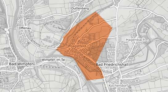 Mietspiegelkarte Bad Friedrichshall Jagstfeld